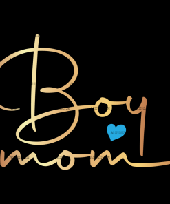 Boy Mom Black DTF Transfer