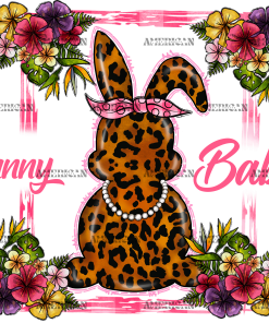 Bunny Babe Frame DTF Transfer