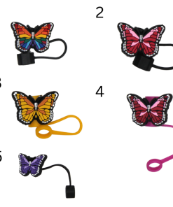 Butterfly Straw Toppers