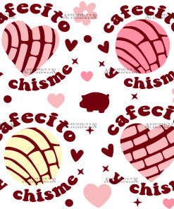 Cafecito Y Chisme-3 UV DTF Transfer