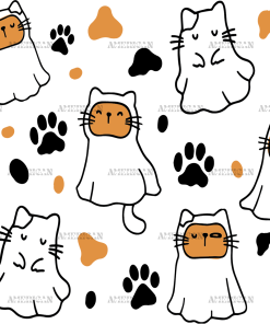 Cat Halloween UV DTF Transfer