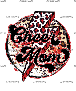 Cheer Mom Bolt DTF Transfer