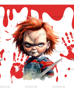 Child Character Horror UV DTF Transfer