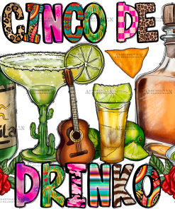 Cinco De Drinko-1 DTF Transfer