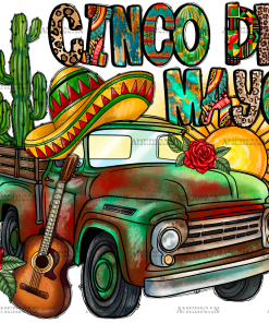 Cinco De Mayo-13 DTF Transfer