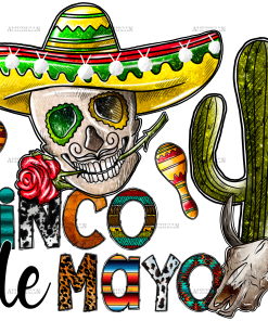 Cinco De Mayo 2 Dtf Transfer