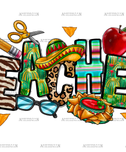 Cinco De Mayo Teacher DTF Transfer