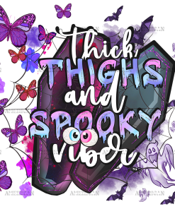 Coffin Thick Thighs UV DTF Transfer