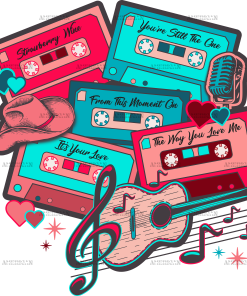 Country Love Tapes DTF Transfer
