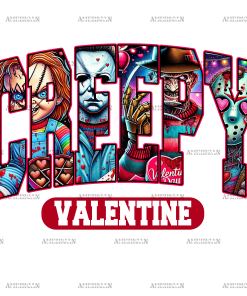 Creepy Valentine DTF Transfer