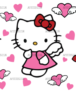 Cupid Kitty UV DTF Transfer