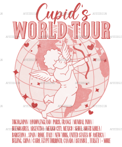 Cupid's World Tour DTF Transfer