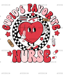 Cupids Favorite Nurse DTF Transfer