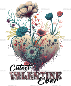 Cutest Valentine Ever Western DTF Transfer