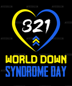 Down Syndrome Day March 21 DTF Transfer