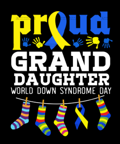 Down Syndrome Grand Daughter DTF Transfer