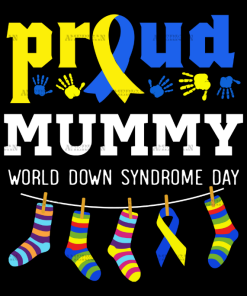 Down Syndrome Mummy DTF Transfer