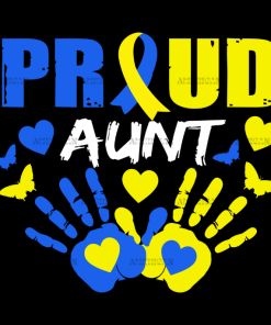 Down Syndrome Proud Aunt DTF Transfer