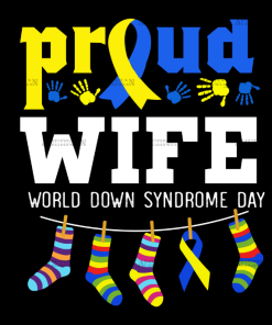 Down Syndrome Wife DTF Transfer