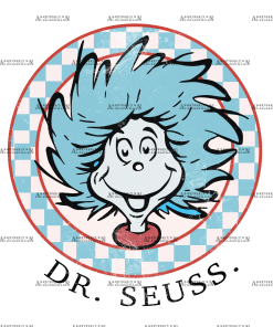 Dr. Seuss Circle DTF Transfer