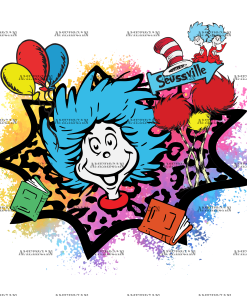 Dr. Seuss Color Splash-1 DTF Transfer