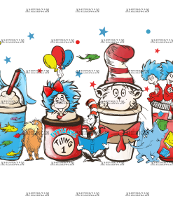 Dr. Seuss Day Coffee DTF Transfer