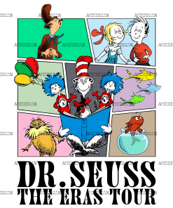 Dr. Seuss The Eras Tour DTF Transfer