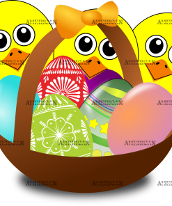 Easter Chick Egg DTF Transfer