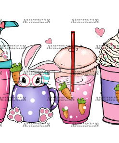 Easter Coffee DTF Transfer