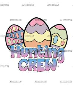 Easter Hunting Crew DTF Transfer