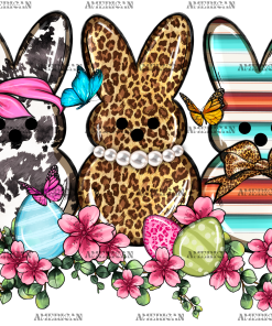 Easter Western Peeps DTF Transfer