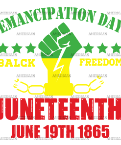 Emancipation Day Juneteenth DTF Transfer