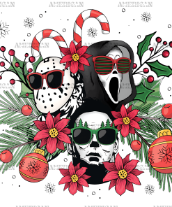 Evil Christmas Balls UV DTF Transfer