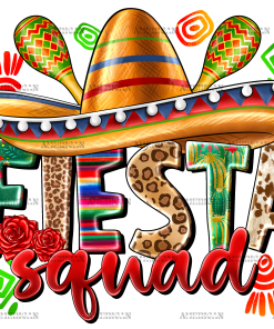 Fiesta Squad-1 DTF Transfer