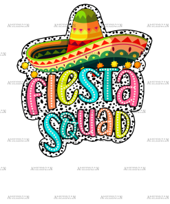 Fiesta Squad-2 DTF Transfer