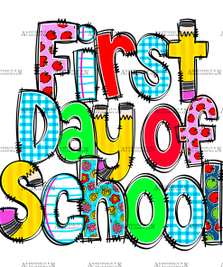First Day Of School Doodle DTF Transfer