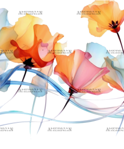 Flowers-11 UV DTF Transfer