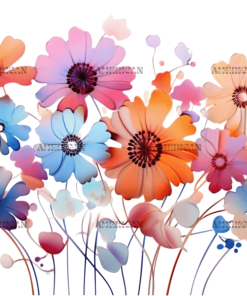 Flowers-5 UV DTF Transfer