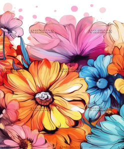 Flowers-6 UV DTF Transfer