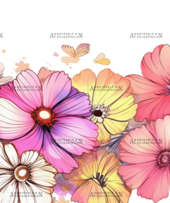 Flowers-7 UV DTF Transfer