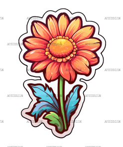 Flowers Sticker-12 UV DTF Transfer