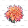 Flowers Sticker-15 UV DTF Transfer
