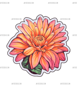 Flowers Sticker-15 UV DTF Transfer