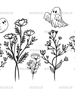 Flying Ghost UV DTF Transfer