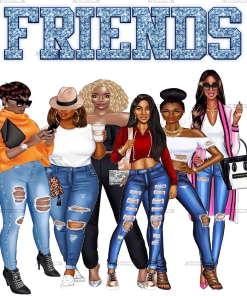 Friends DTF Transfer