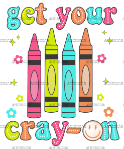 Get Your Cray-On DTF Transfer