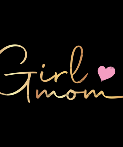 Girl Mom Gold DTF Transfer