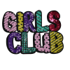 Girls Club Patch (Large/Sequin)