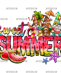 Gnomies Sweet Summer DTF Transfer