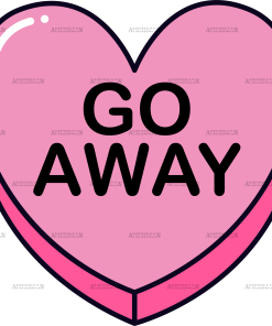 Go Away DTF Transfer